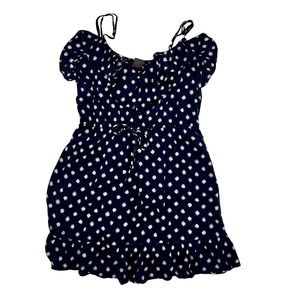 Fire Los Angeles Black and White Polka Dot Dress